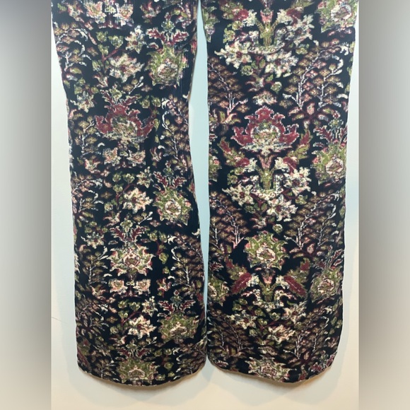 NWT Pilcro for Anthropologie The Icon Flare Corduroy Pants Navy Background Sz 27 - Picture 12 of 16